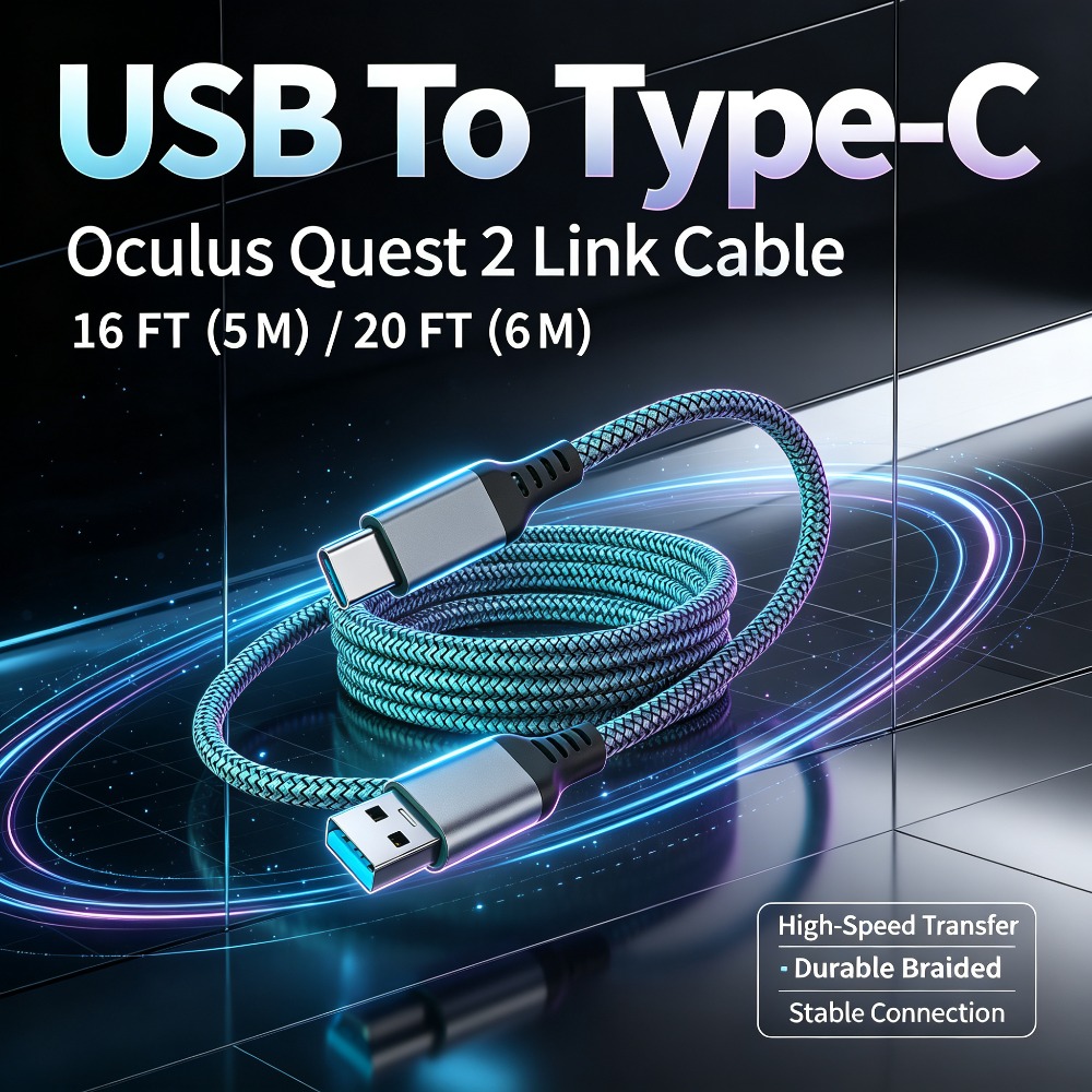 Pc Gaming Vr Headset - USB A to Type-C Link Cable