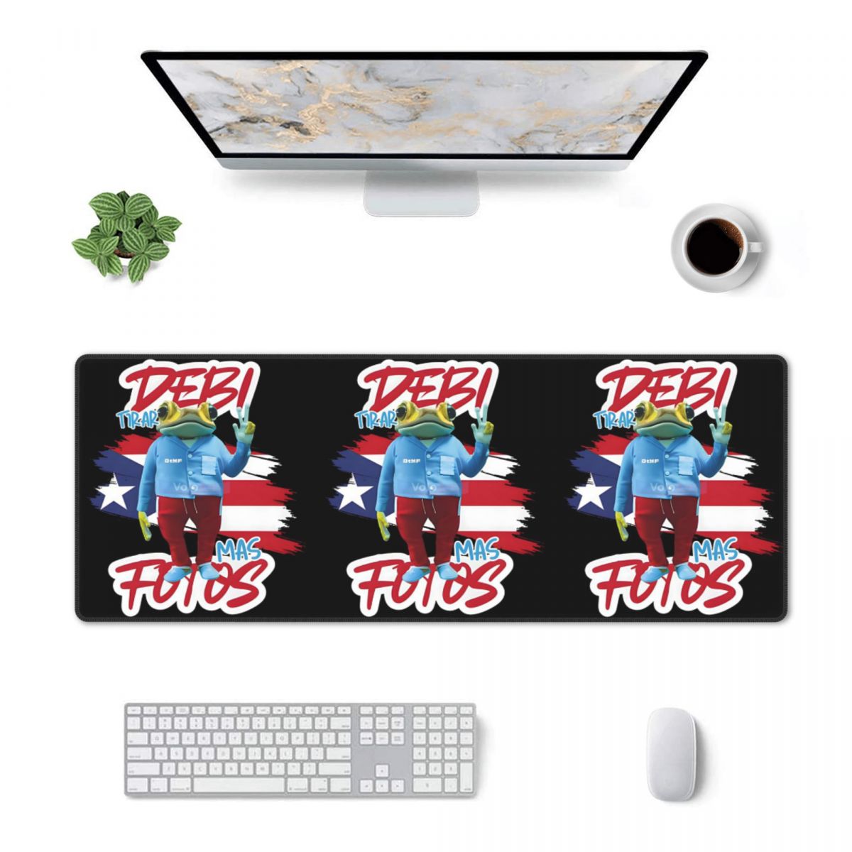 Pc Gaming Foto - Large Mouse Pad Bad Bunny DTMF