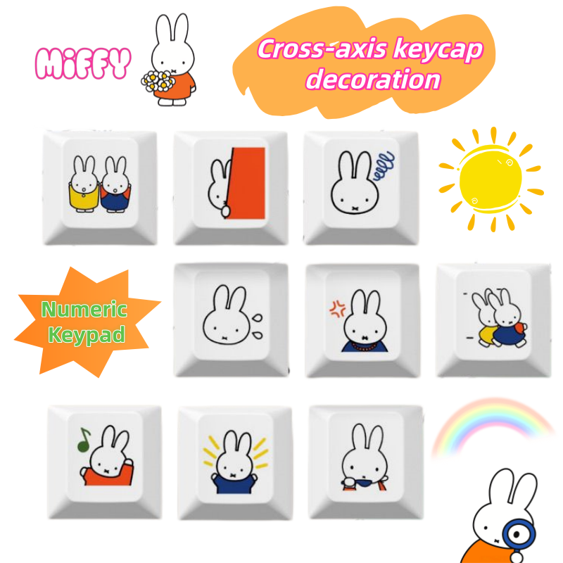 New Miffy rabbit cartoon cute  - Mechanical Keyboard recension och pris