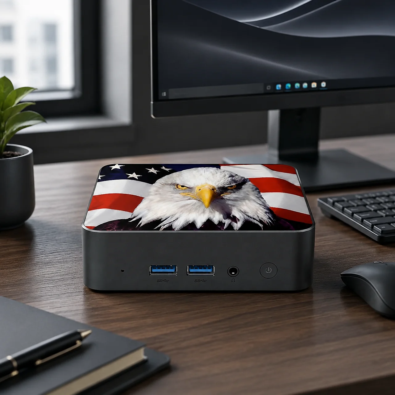 Slim Canada Flag Mini Desktop  - Pc Gaming Laptop recension och pris