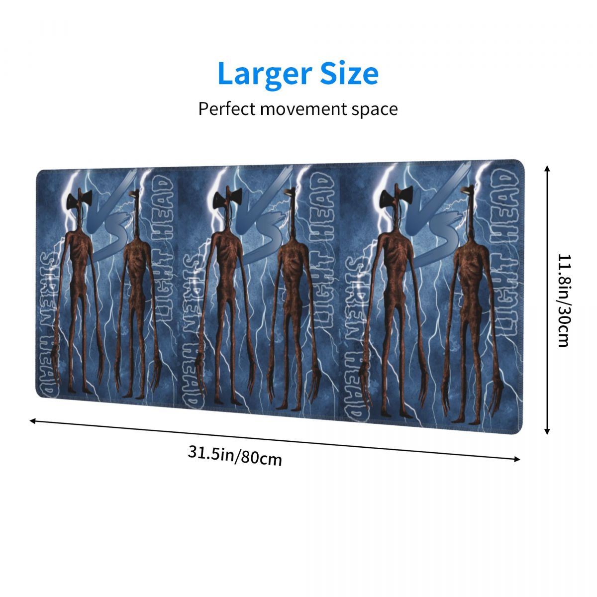 Large Mouse Pad Siren Head VS  - Pc Gaming Vs Laptop Gaming recension och pris