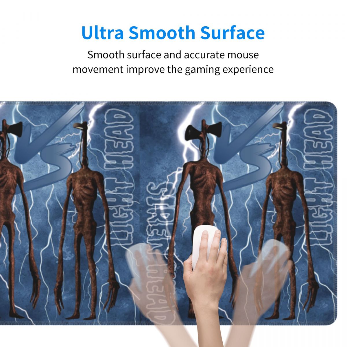 Large Mouse Pad Siren Head VS  - Pc Gaming Vs Laptop Gaming recension och pris