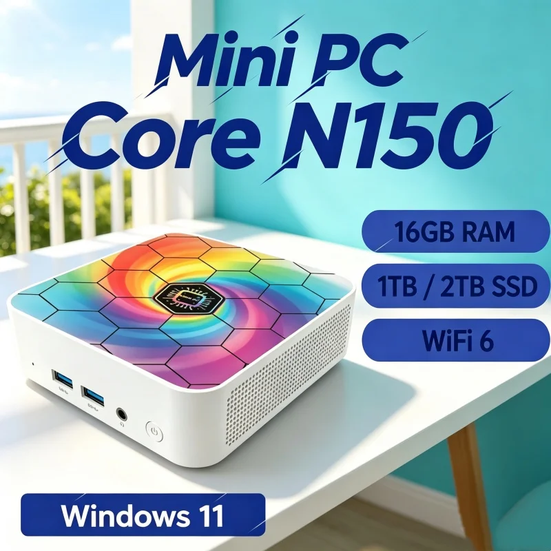MINI PC Intel N150 Windows 11  - Pc Gaming Editing recension och pris