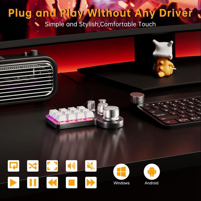 Custom Macro Keyboard 12 Keys  - Mechanical Keyboard recension och pris