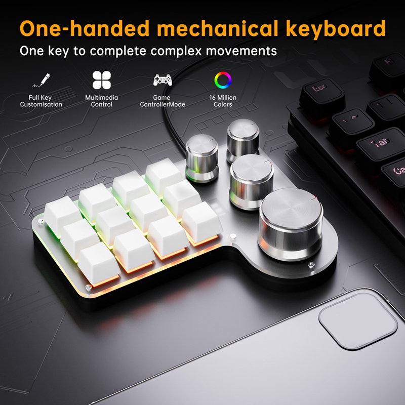 Custom Macro Keyboard 12 Keys  - Mechanical Keyboard recension och pris