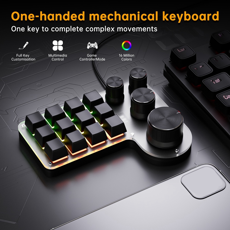 Custom Macro Keyboard 12 Keys  - Mechanical Keyboard recension och pris