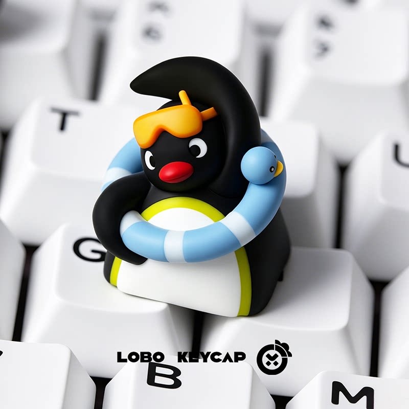 PINGU Penguin Second Bullet Se - Custom Keycaps recension och pris