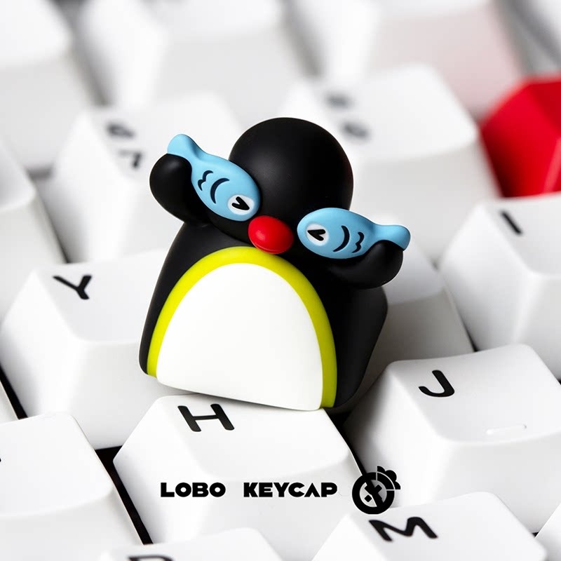 PINGU Penguin Second Bullet Se - Custom Keycaps recension och pris
