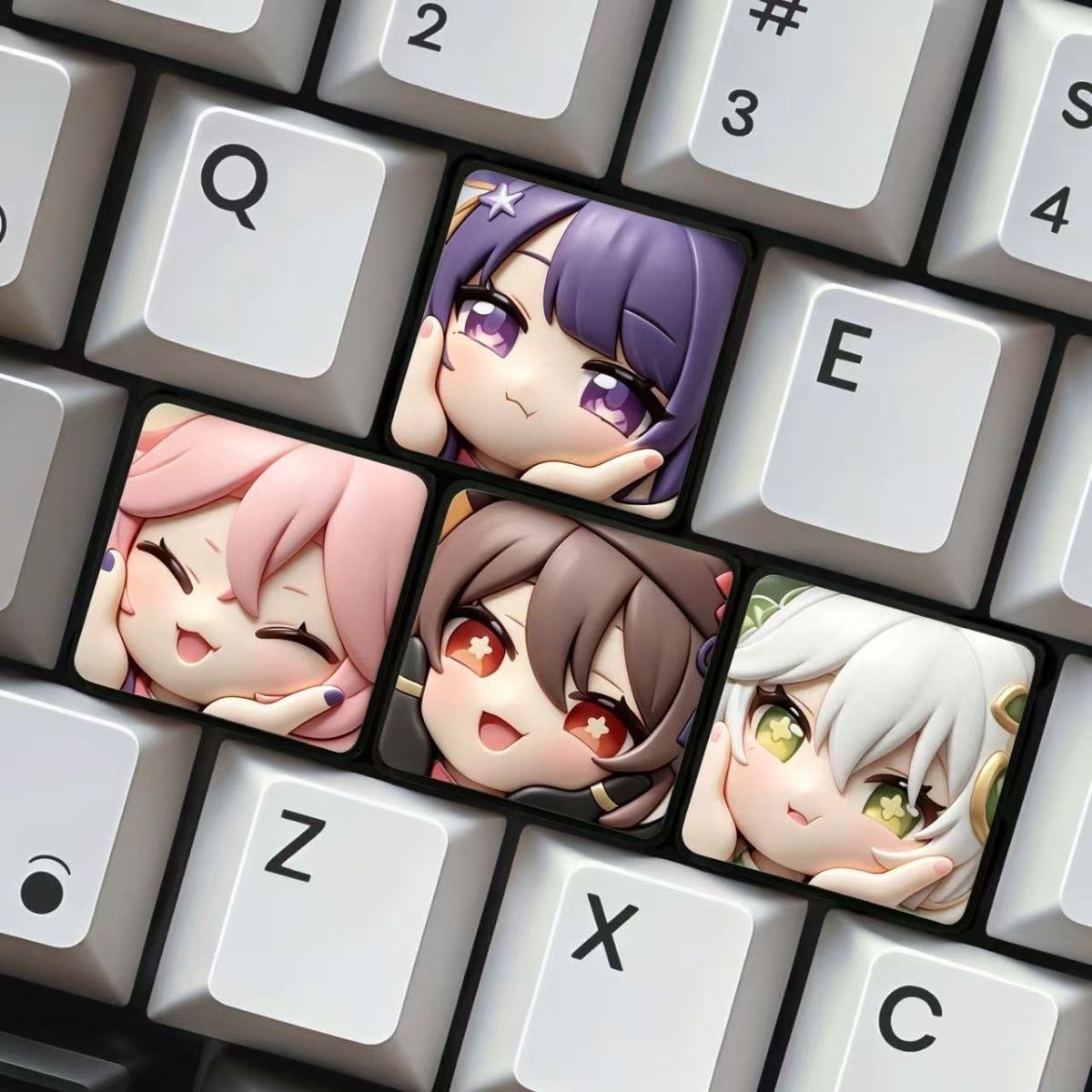 Genshin Impact Raiden Shogun A - Mechanical Keyboard recension och pris