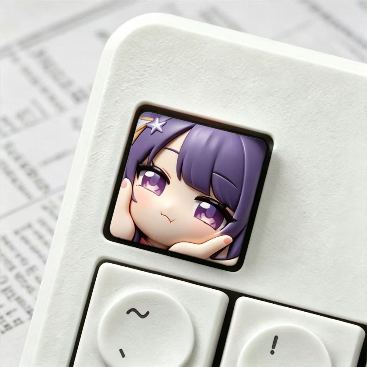 Genshin Impact Raiden Shogun A - Mechanical Keyboard recension och pris