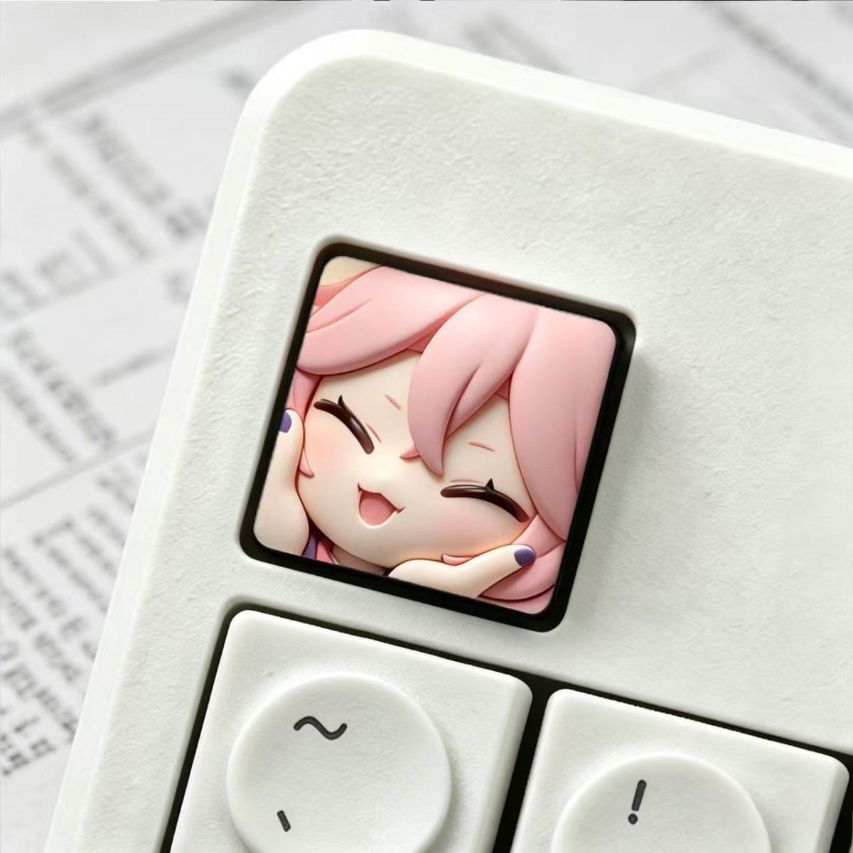 Genshin Impact Raiden Shogun A - Mechanical Keyboard recension och pris