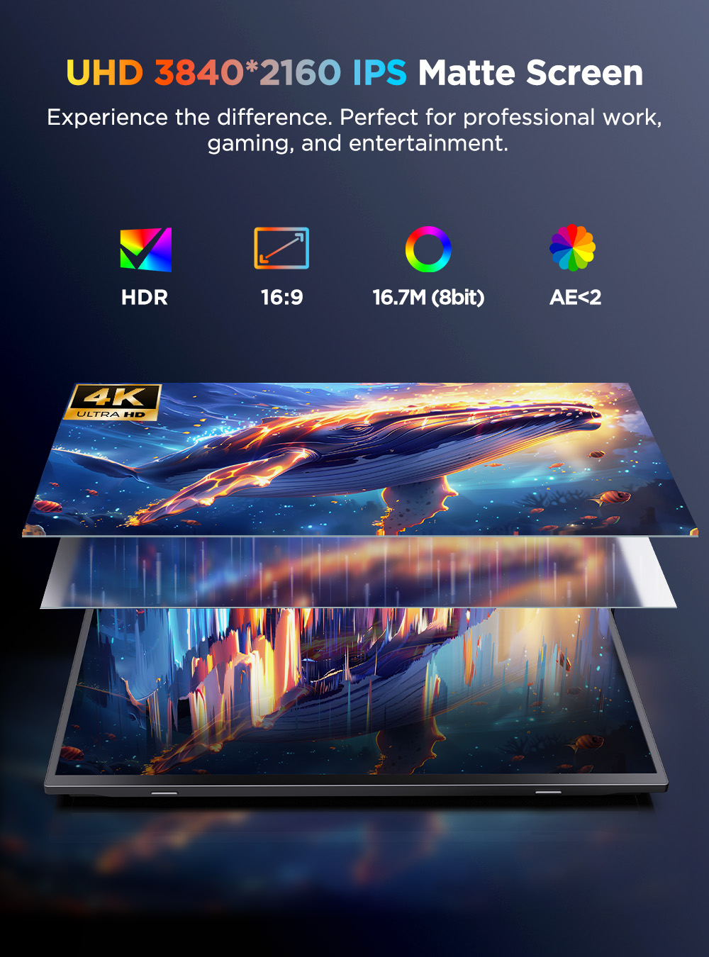 UPERFECT 4K Portable Monitor T - Pc Gaming Y Monitor recension och pris