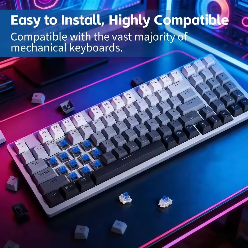 10-30Pcs 3 Pin Blue Red Brown  - Mechanical Keyboard recension och pris