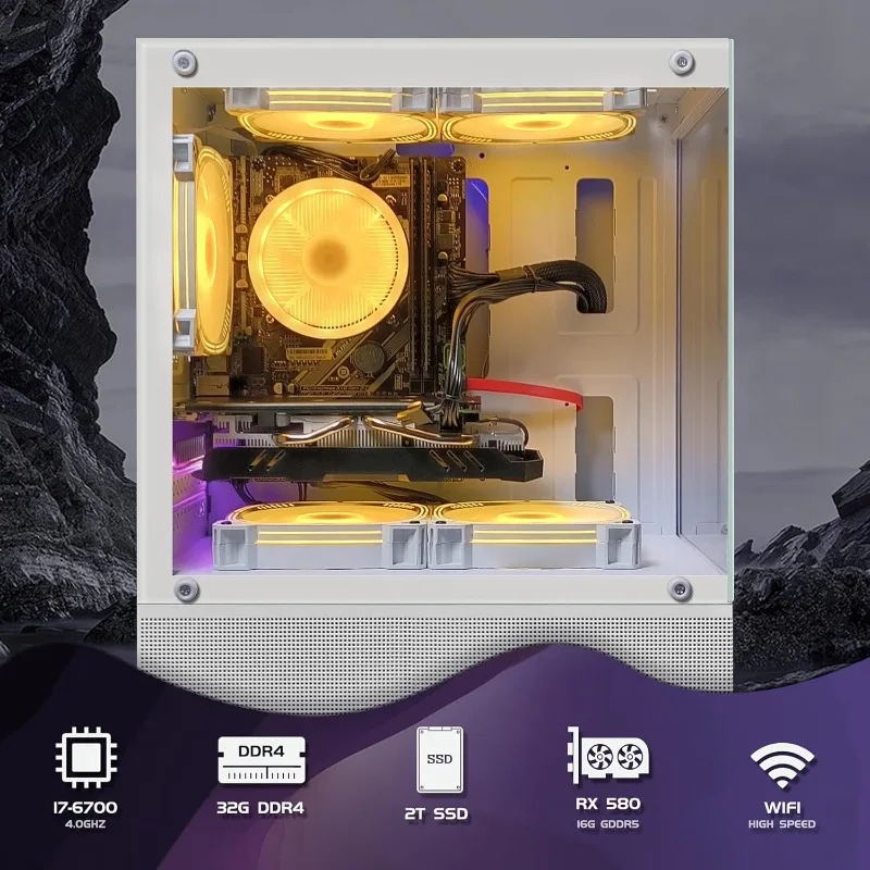 Gaming Desktop PC, Radeon RX 5 - Pc Gaming Intel Core I7 recension och pris