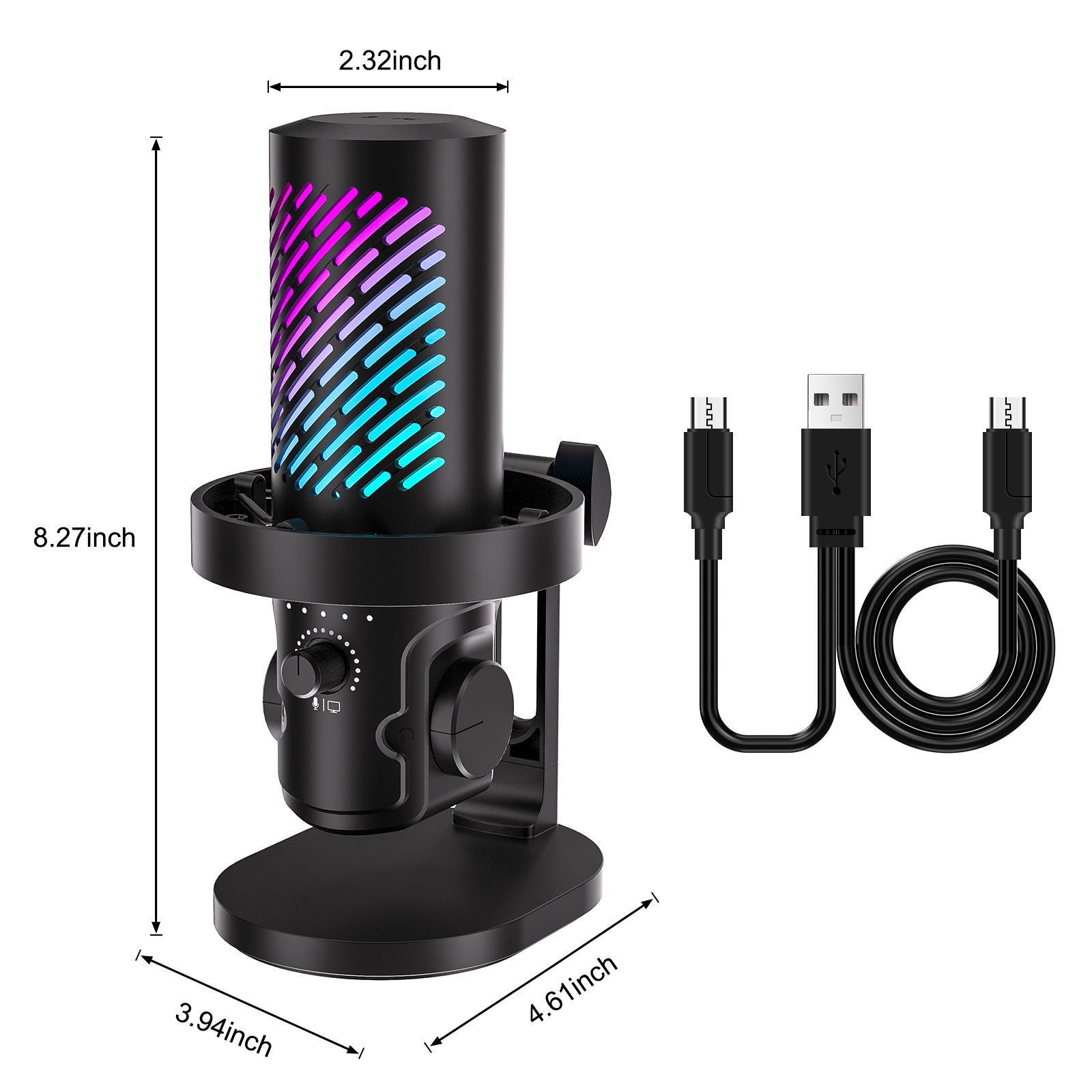 Tenlamp CG1 RGB USB Streaming  - Pc Gaming Youtubers recension och pris