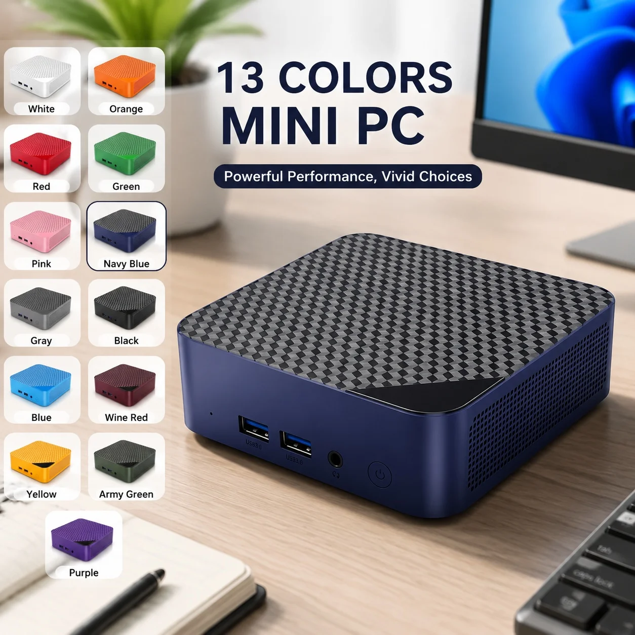 Portable Mini PC Intel Core N1 - Pc Gaming Editing recension och pris