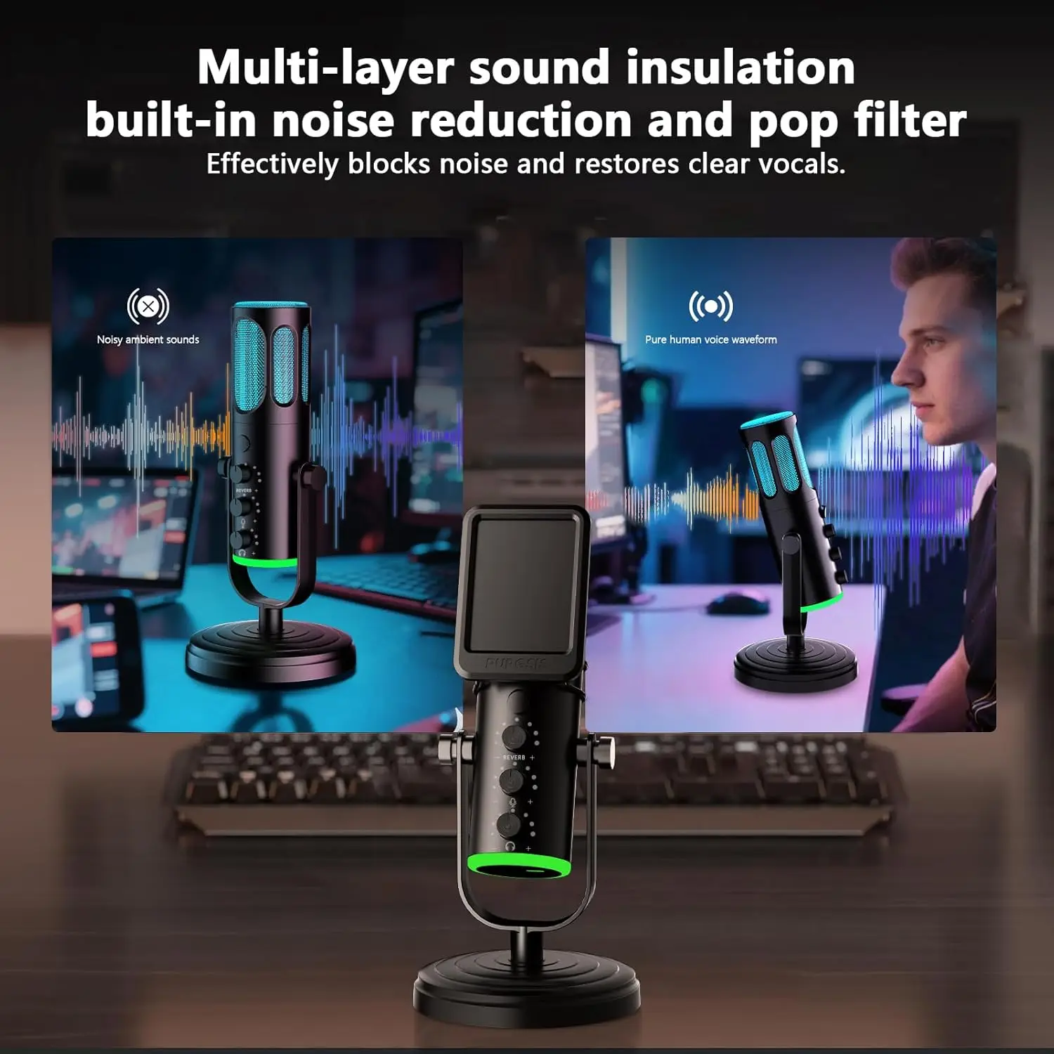 PUPGSIS USB PC Microphone, Gam - Pc Gaming Youtubers recension och pris
