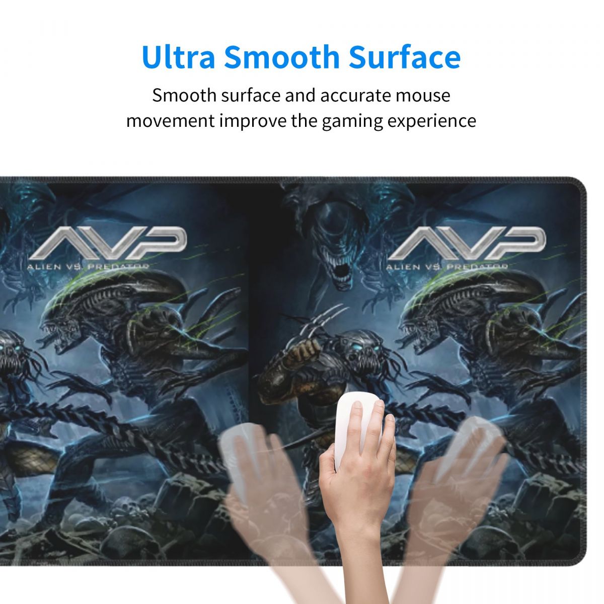 Large Mouse Pad Alien Vs Preda - Pc Gaming Vs Laptop Gaming recension och pris