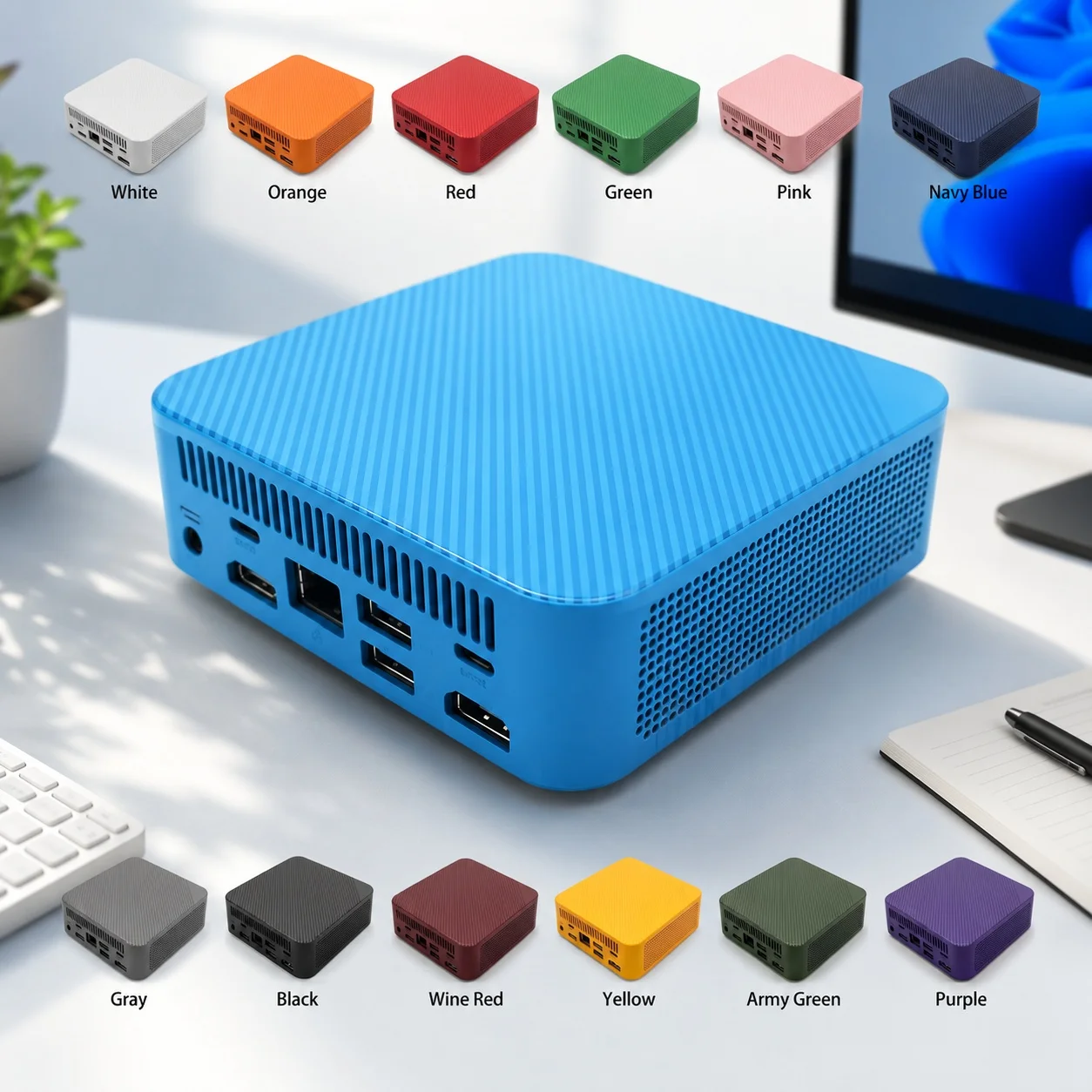 High-Performance Color Mini PC - Pc Gaming Editing recension och pris