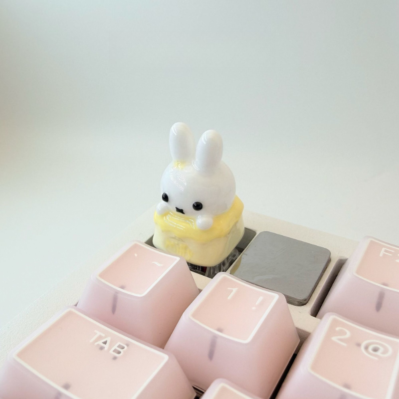 Miffy Kawaii Anime Cartoon Rab - Custom Keycaps recension och pris