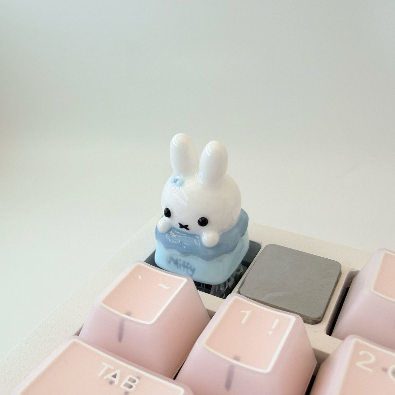 Miffy Kawaii Anime Cartoon Rab - Custom Keycaps recension och pris