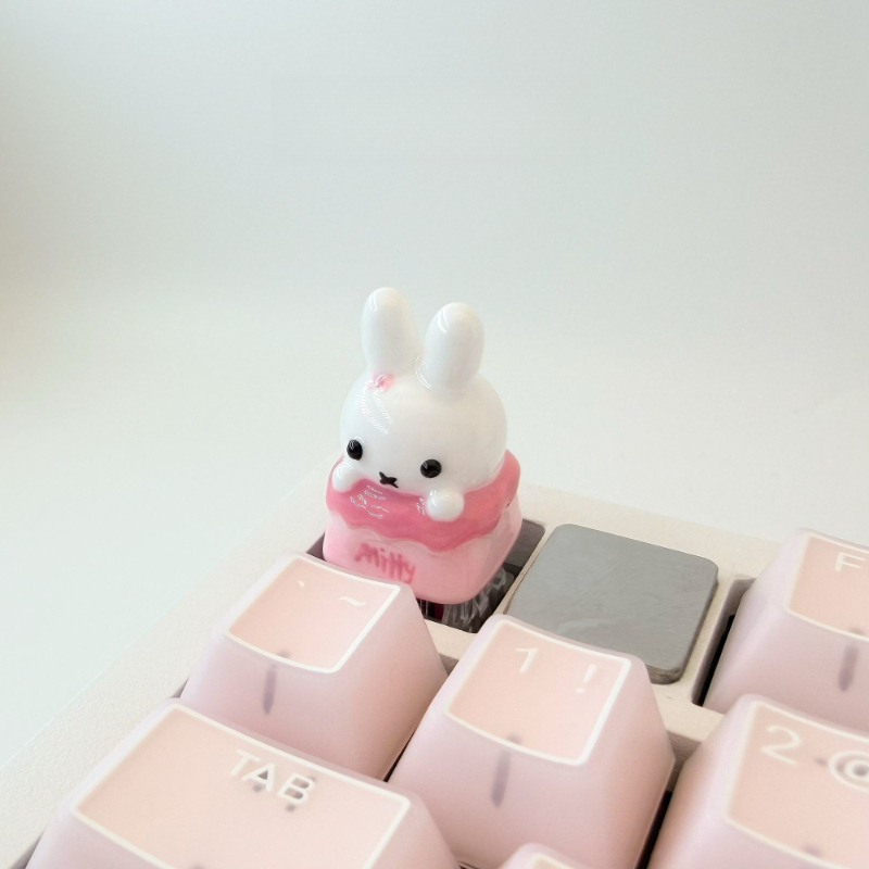 Miffy Kawaii Anime Cartoon Rab - Custom Keycaps recension och pris