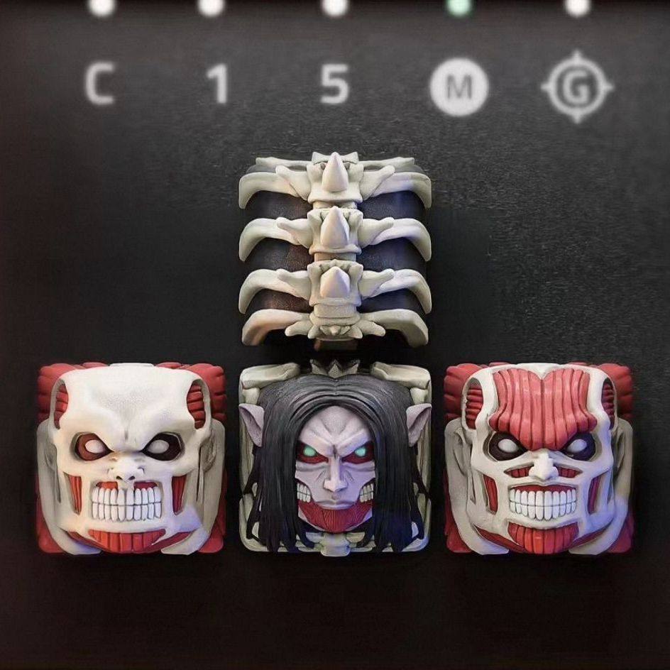 NEW Attack on Titan Co branded - Custom Keycaps recension och pris